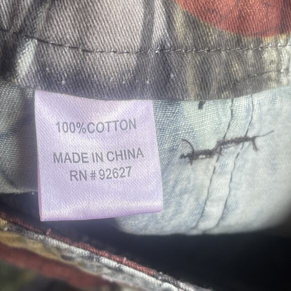 Master Sportswomen Women Camo Cargo Pants Large Hunting Hiking Cotton Adjustable - Picture 6 of 12